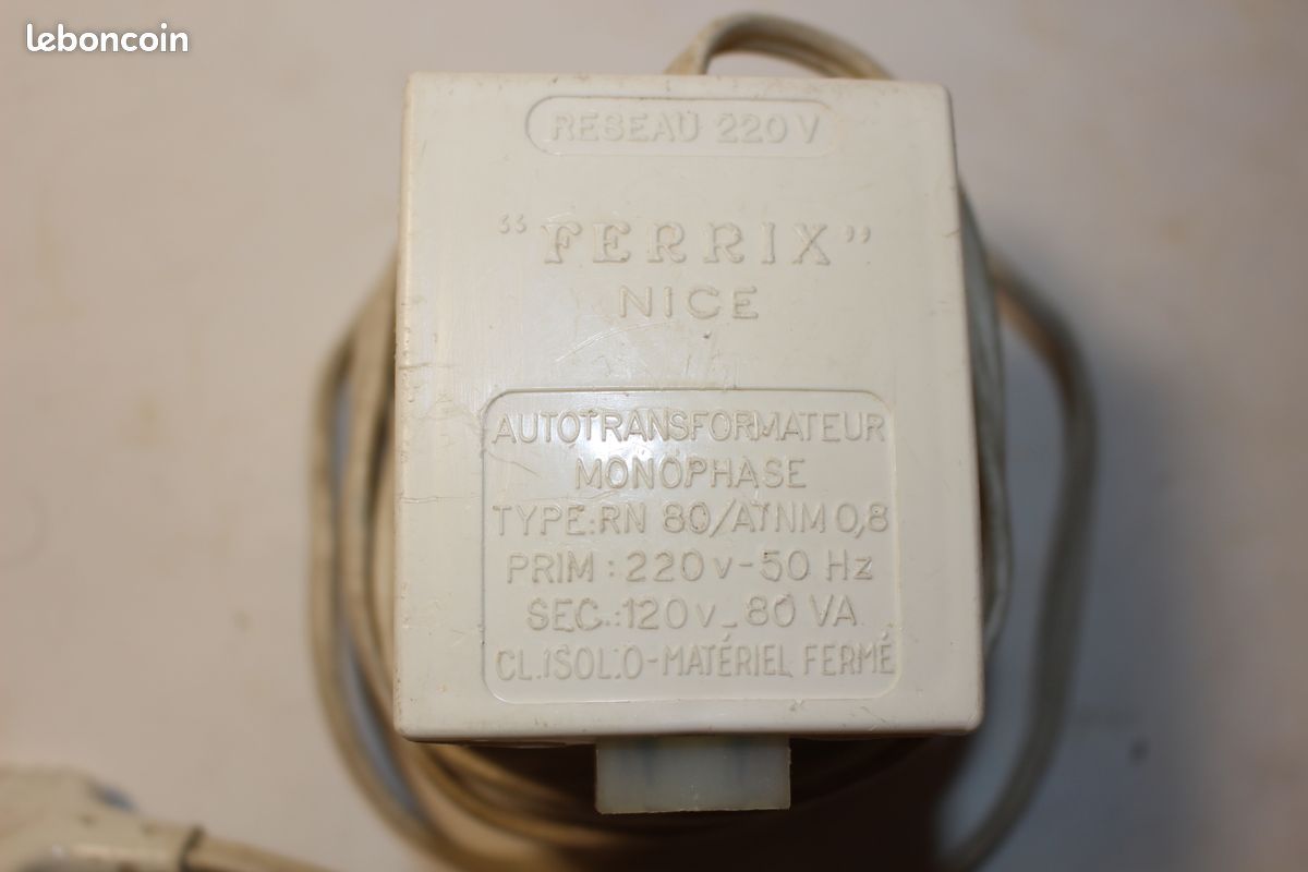 Transfo 220v 120v Ferrix Nice (image 1)