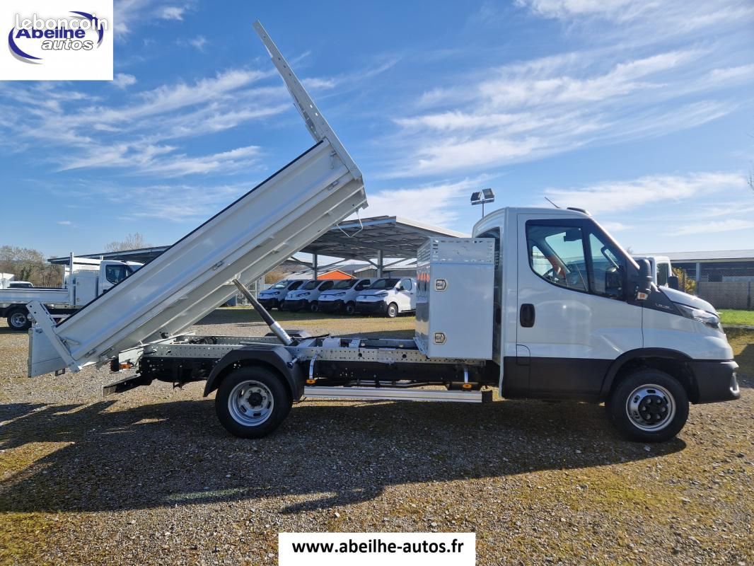 Iveco Daily CHASSIS CABINE 35C16 BENNE+COFFRE EMP 3M75 QUAD-TOR 3PL (image 3)