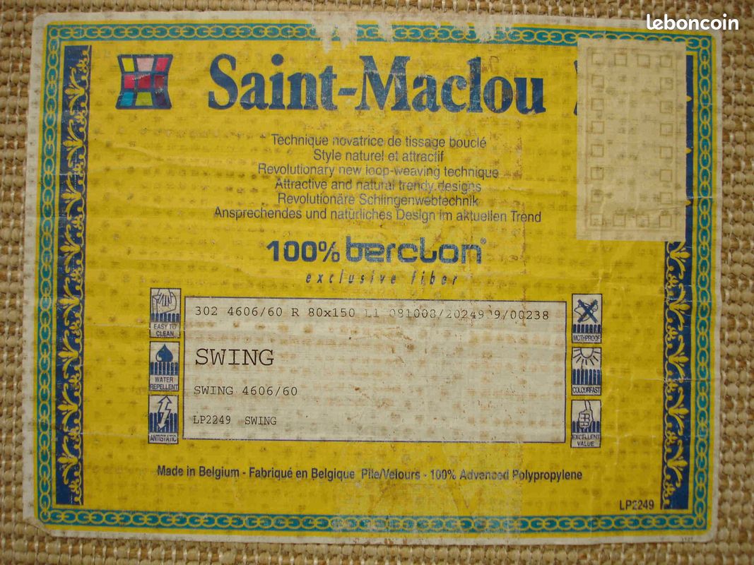 Tapis Saint-Maclou 100 % fibres Berclon (image 2)
