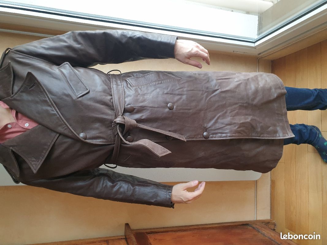 Manteau en cuir d'agneau Alan Gérard (image 8)