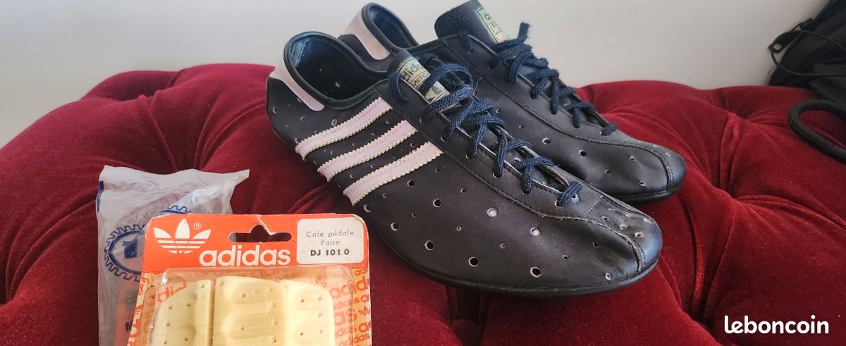 NOS chaussures de cyclisme vintage adidas STI 1 Systeme 3 EDDY MERCKX 37 1/3