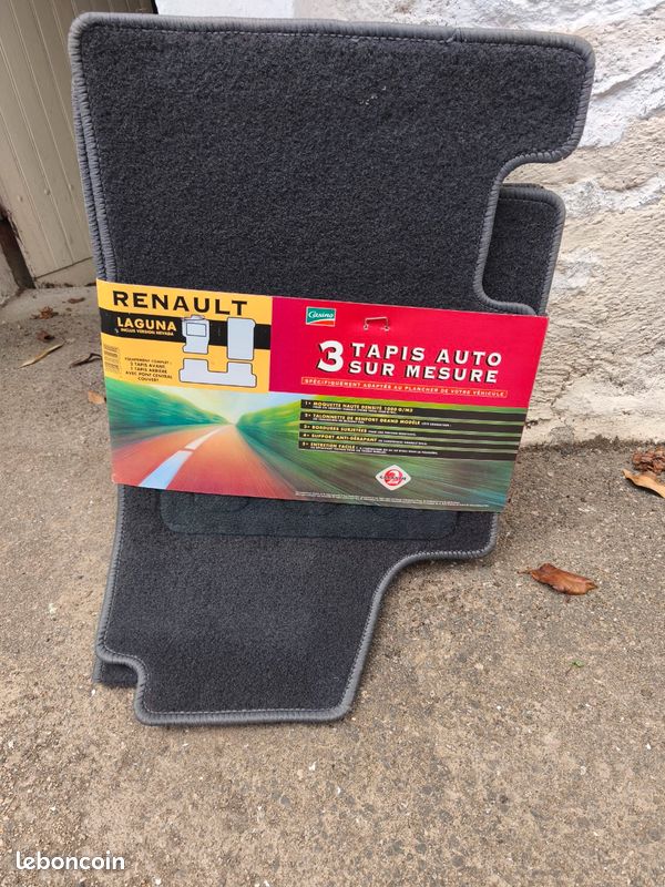 Set De 4 Tapis De Sol Velours Brodé Pour Renault Zoé (depuis 2020) - Edition CIEL - Neufs