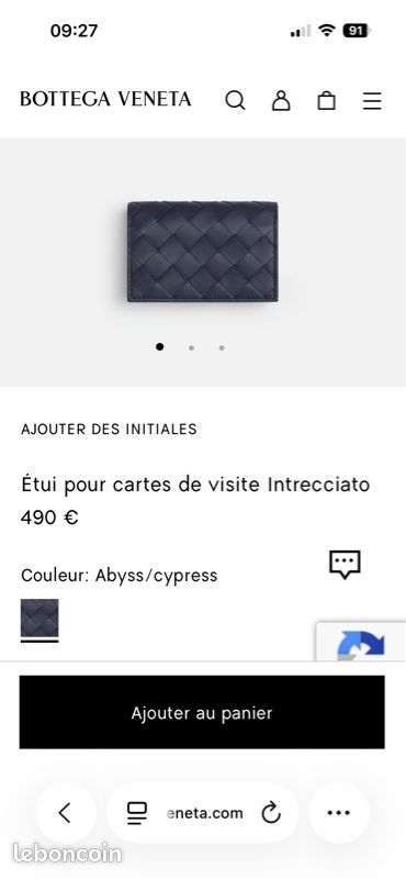Étui porte cartes Bottega Veneta Neuf (image 5)