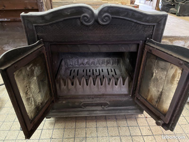 Insert a bois Deville 5kW buches de 40 cm (image 2)