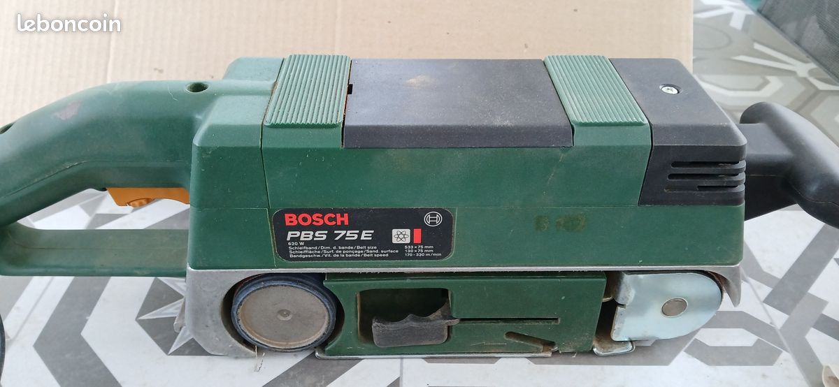 Ponceuse à bande BOSCH PBS 75 E "electronic" (image 1)