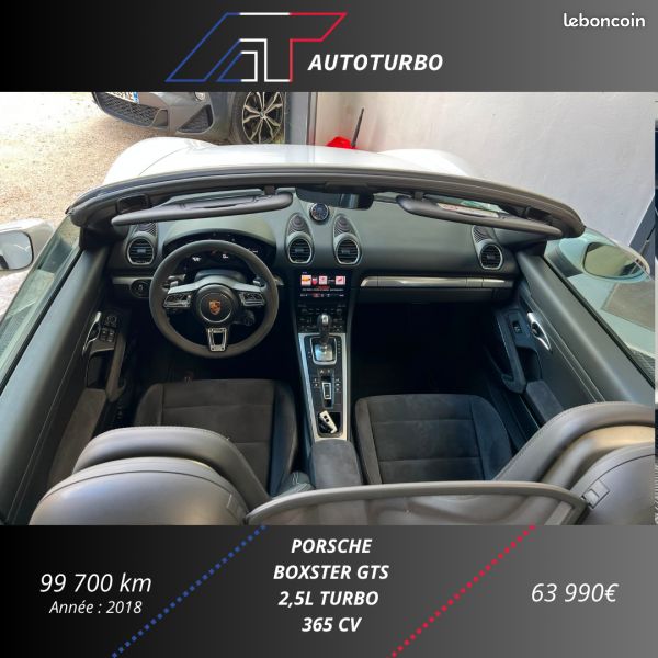 Porsche 718 BOXSTER (982) 2.5 365CH GTS PDK EURO6 (image 23)