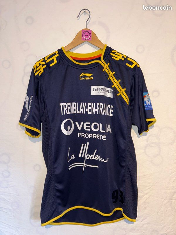 Maillot De Basket TAC TREMBLAY N°13 - Jaune Taille XXXL - Très Bon État
