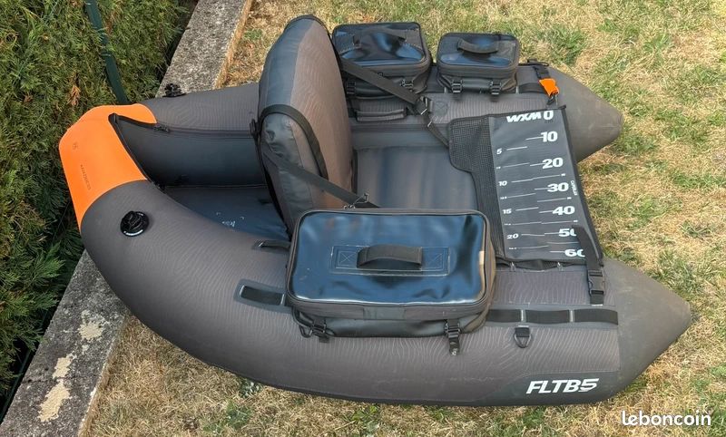 Float tube Caperlan FLTB 5 complet - pompe, rangements, housse (image 7)