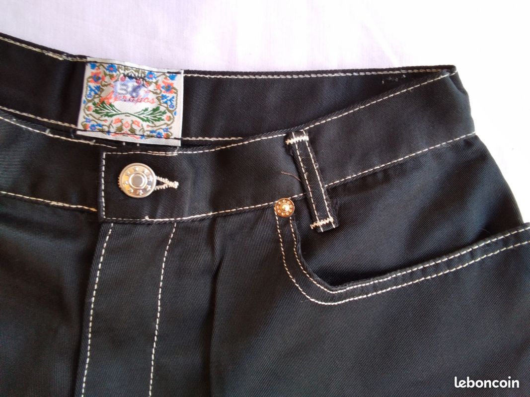 Pantalon jean noir 36 /A propos /NEUF (image 2)