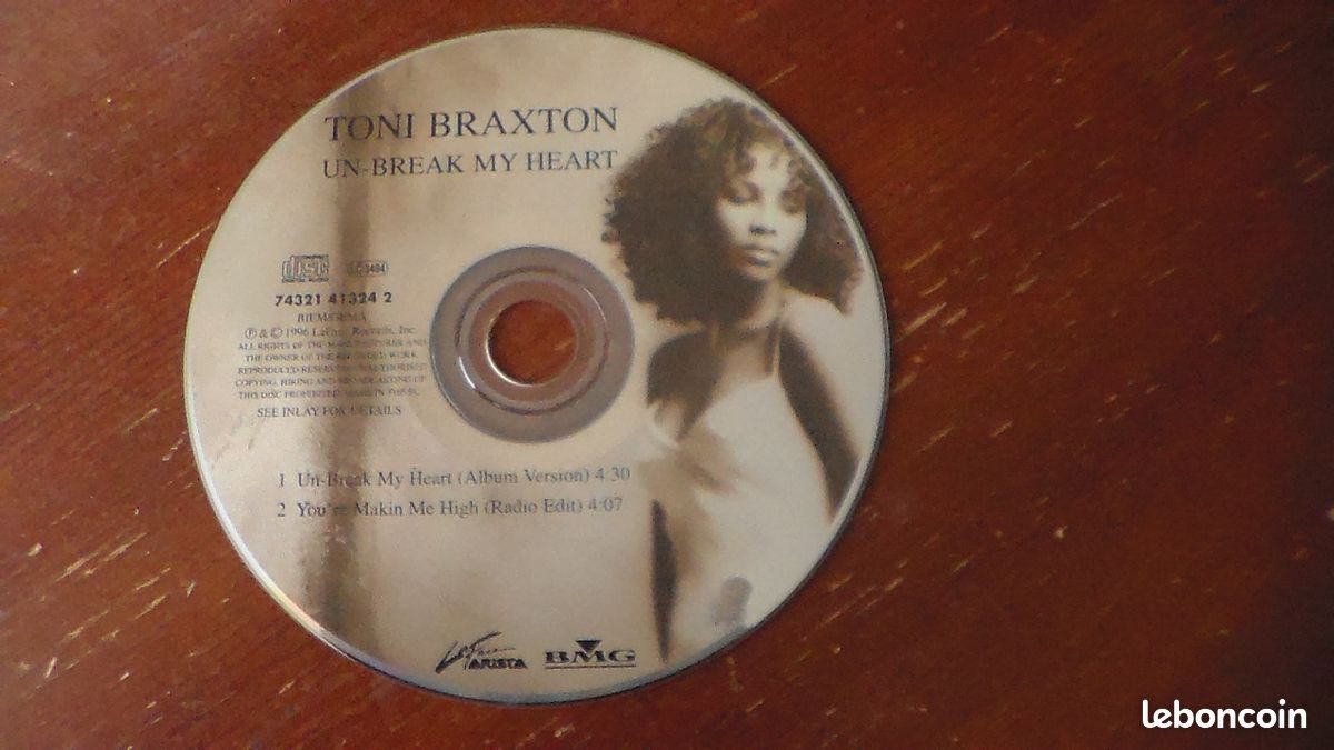 TONI BRAXTON Un Break My Heart (version originale 1996) (image 3)