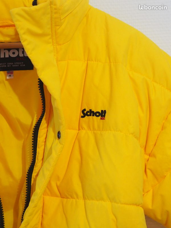 Doudoune Schott jaune canari S (image 2)