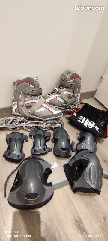 Rollers Mixte FILA + protections (image 6)