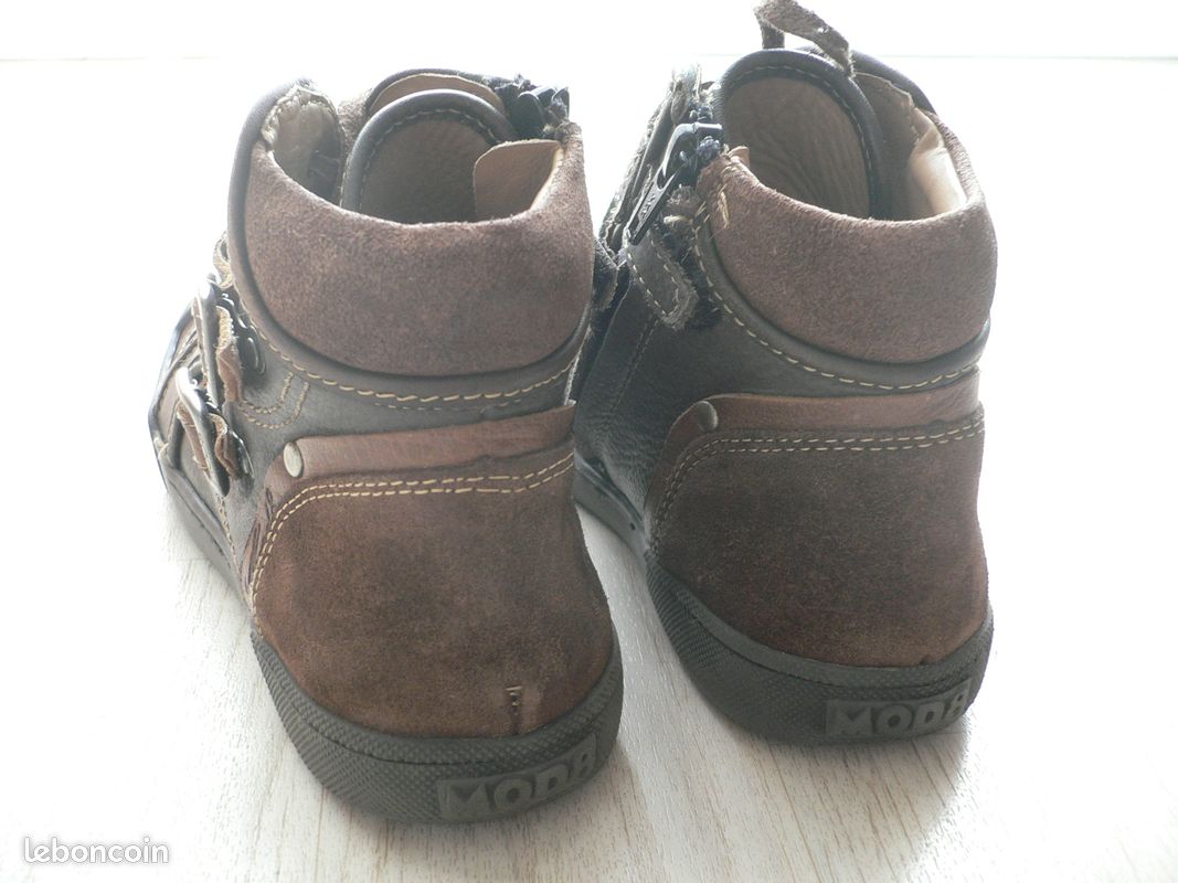 Chaussures en cuir garçon Pointure 34 ADIL7 (image 6)