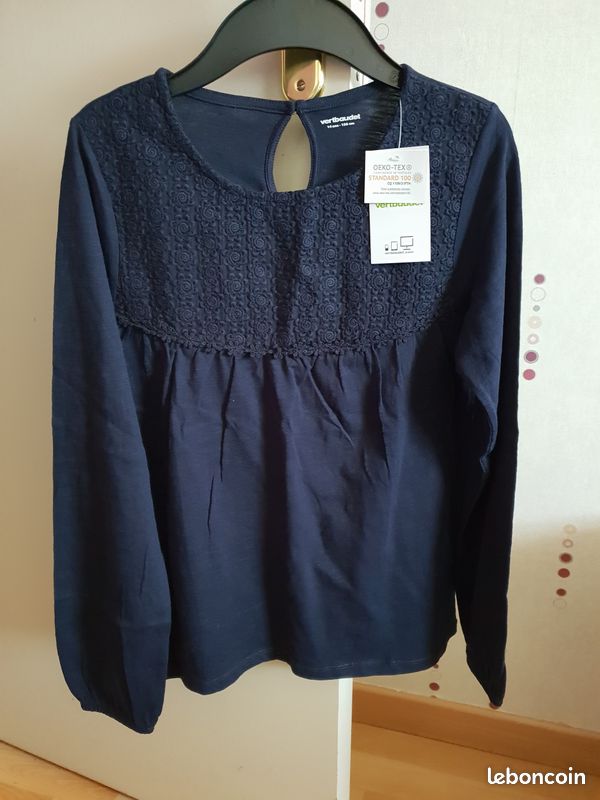 Blouse fille Vertbaudet neuve (image 1)