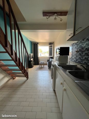 T2 meublé en duplex avec balcon - rue Victor Hugo