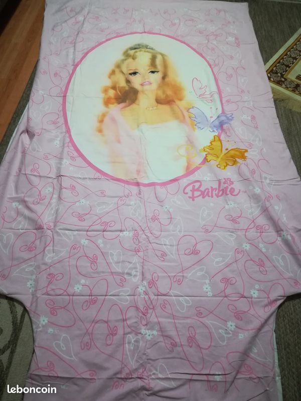 Housse de couette rose BARBIE 1 pers (image 1)