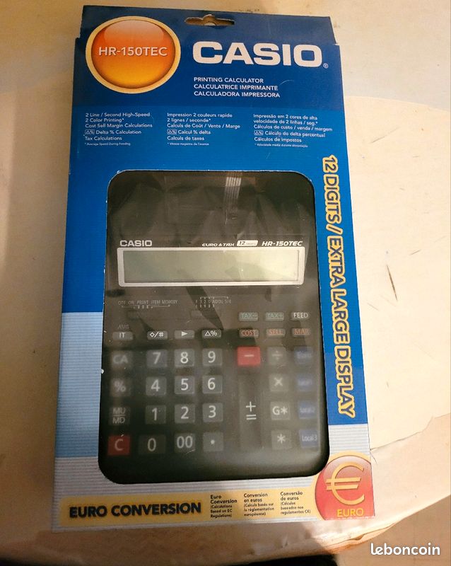Calculatrice Casio Casio 150 Tec Calculatrice CASIO HR 150 TEC - Main Image