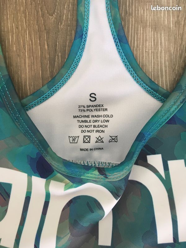 Brassière AIM’N bleu vert S (image 3)