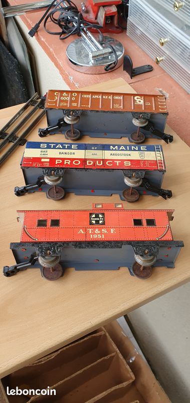 Coffret Train HO Marx USA - Échelle 1/87 - Train Complet Occasion - Vintage Américain