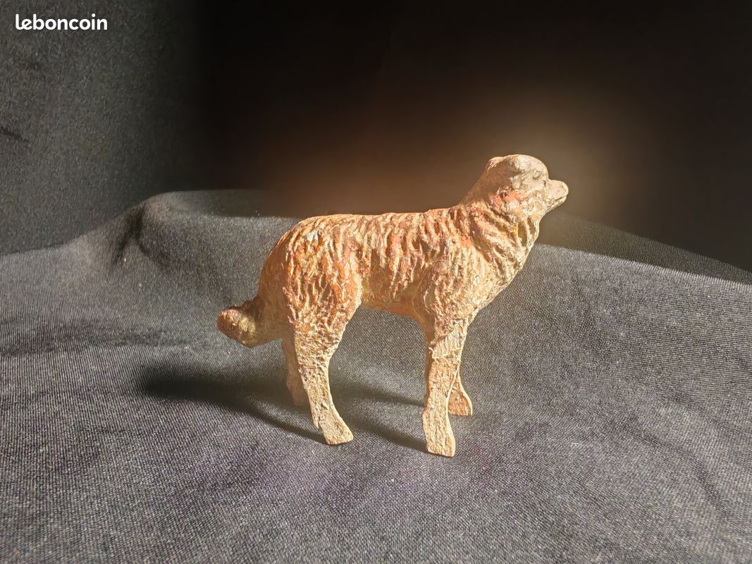 Ancien Santon Crèche Devineau – Chien Taille 2 Ou 3 – Occasion