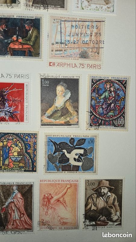 Lot 074 : 18 timbres de France oblitérés en TBE (image 5)