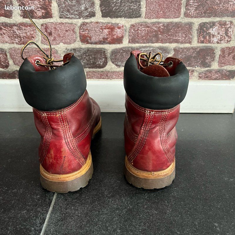 Boots femme Timberland waterproof bordeaux 39 (image 4)