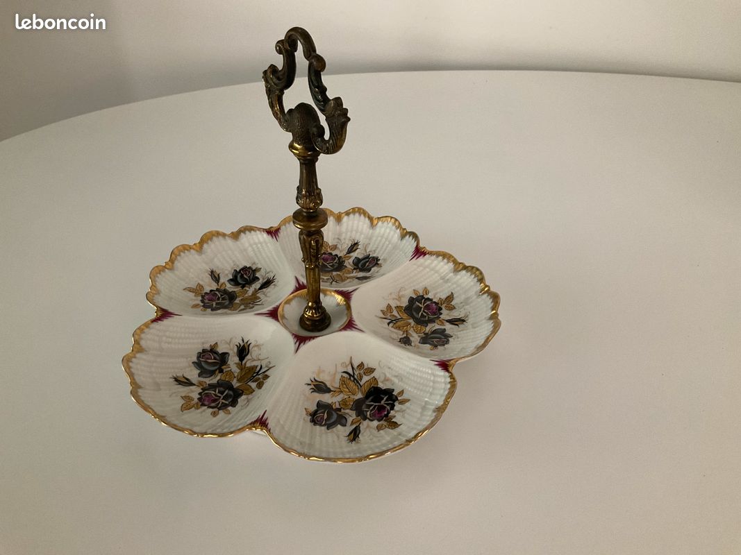 Plat à apéritif porcelaine de Limoges (image 3)