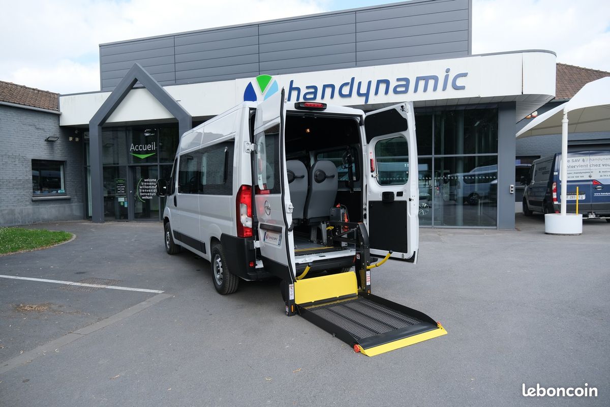 Neuf et disponible Opel Movano L2H2 plateforme élévatrice「9🕴🏾à 2🕴🏾 + 4 ♿」 (image 1)