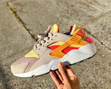 Nike Huarache Woven Light Brown Atomic Mango Chaussures