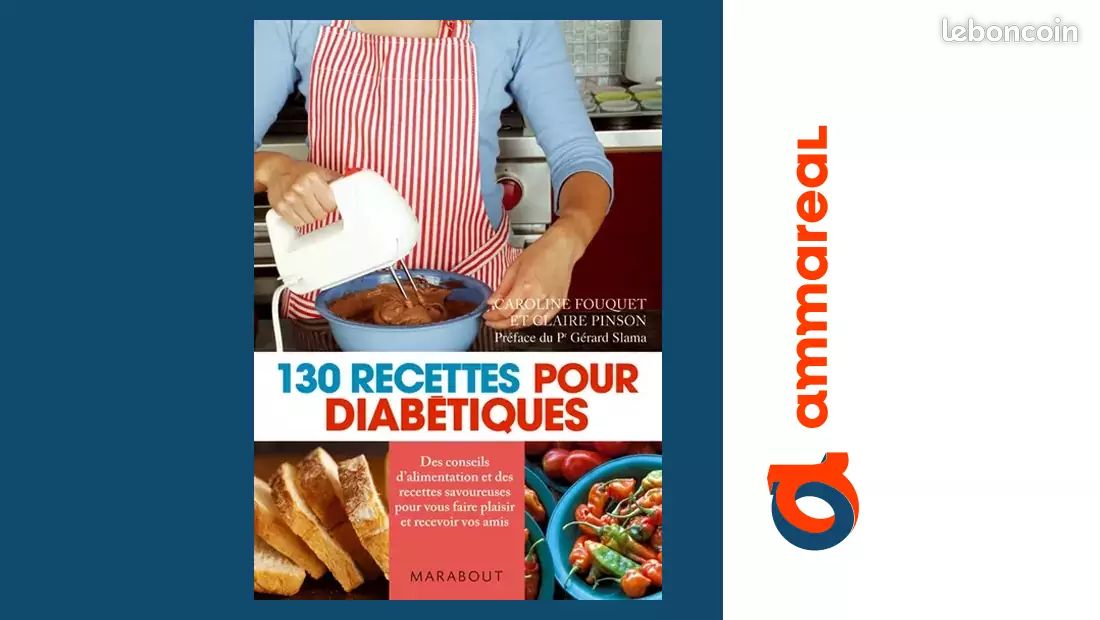 130 Recettes pour diabétiques - Caroline Fouquet-Martineau, Claire Pinson et Gérard Slama (image 1)