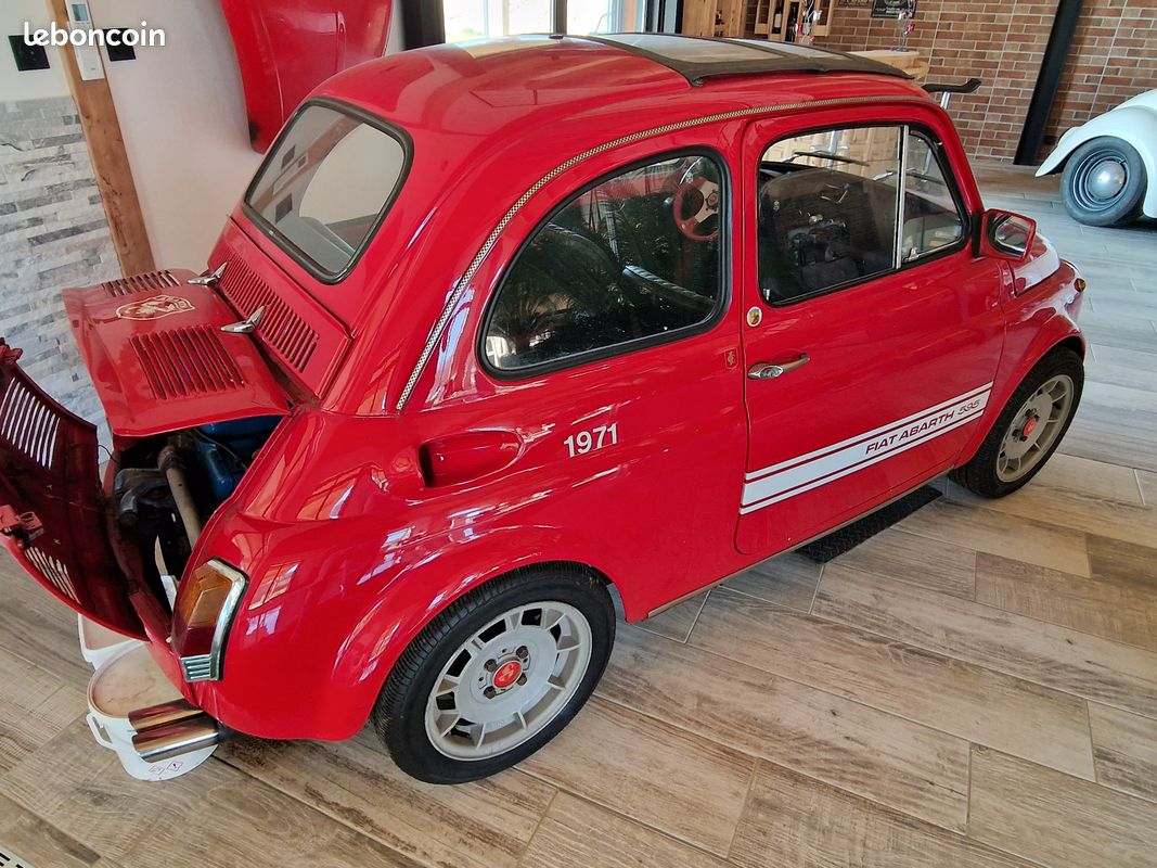 FIAT 500 STYLE ABARTH DECOUVRABLE 05 1971 44473 Kms 13000 Euros Voitures