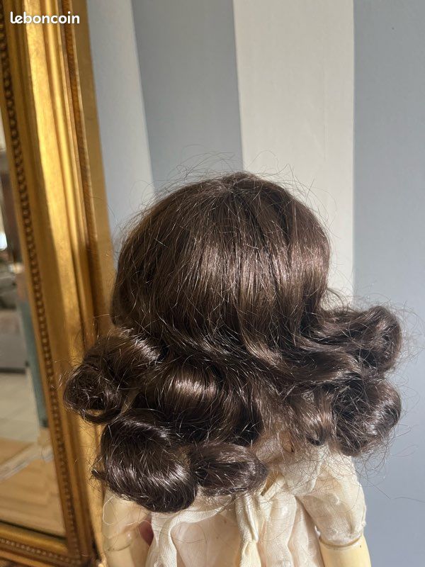 Perruque Ancienne Pour Poupée – Vintage – Occasion