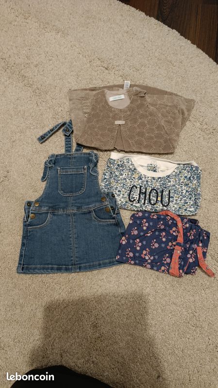 Lot vêtements fille 9mois (image 1)