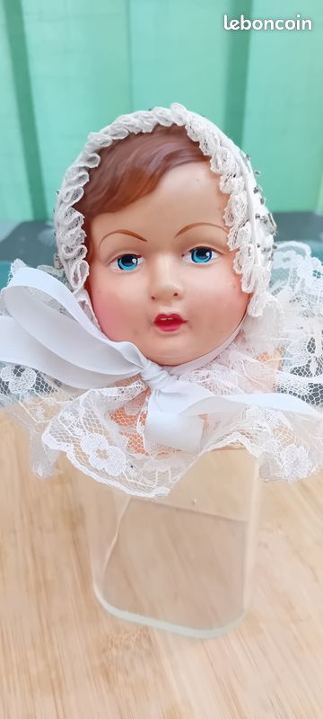 ancienne poupee petitcollin ? tete d'aigle 210 France vintage