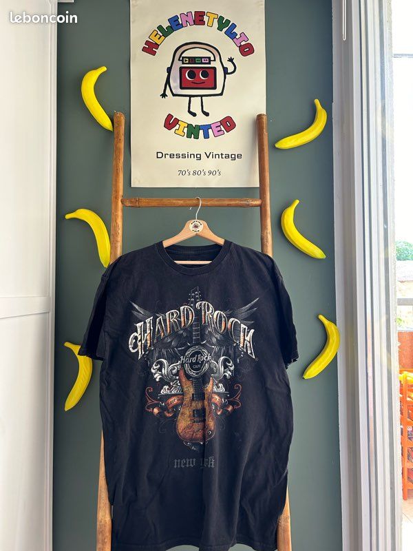 Tee-shirts Hard Rock vintage L (image 1)