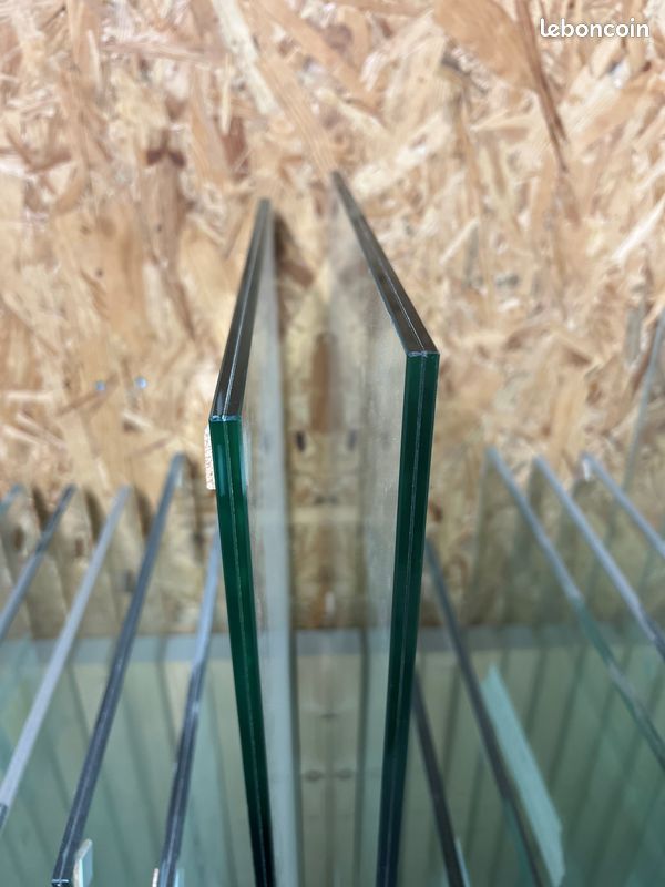 Plaque de verre - vitrage feuilleté stadip 44.2 différentes tailles (image 2)