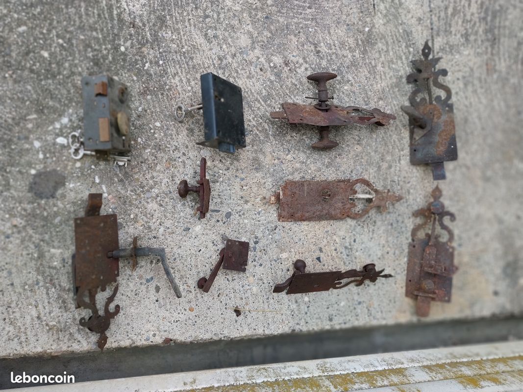 Lot poignées de porte placard anciennes (image 3)