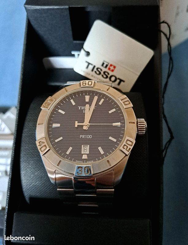 đšđSplendide đâïžmontre de LUXE TISSOT PR 100 ( full set) (image 3)