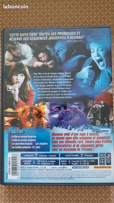 Coffret 4 DVD - Destination Finale : La Tétralogie (Intégrale 1 à 4) (image 9)