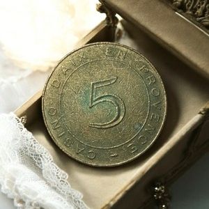 Jeton De Casino Vintage En Métal – Objet De Collection Unique