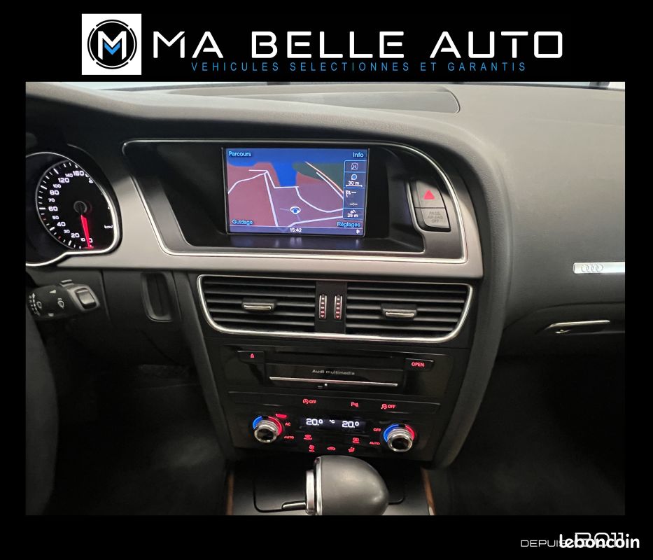 AUDI A5 SPORTBACK 2.0 TDI 143 AMBITION LUXE MULTITRONIC / carnet + factures / parfait état (image 19)