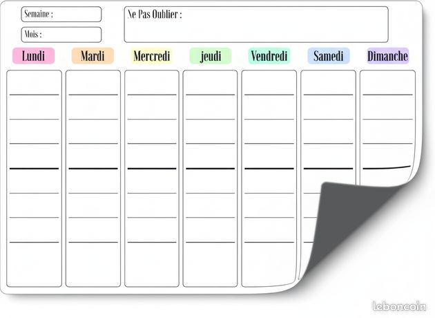 NEWYES Mini Tableau Blanc A5 Portable Effaçable - Avec 3 Stylos Couleur, Idéal Notes Réunion Et Listes