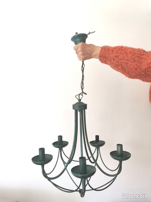 Lustre bleu vert (image 1)