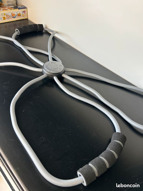 Extenseur de musculation à élastiques avec poignées (image 3)