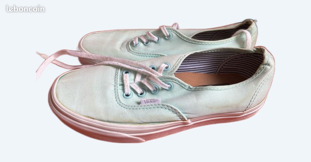 Vans couleur bleu cyan turquoise 37 Chaussures