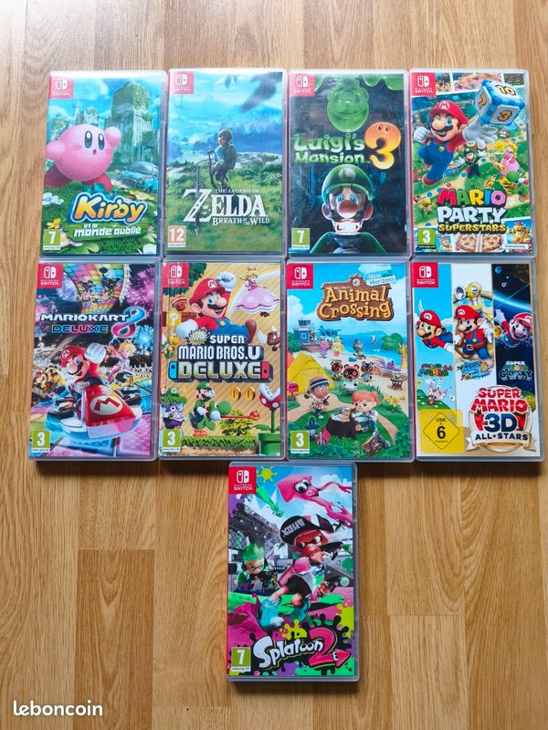 Jeux Switch prix en description (image 2)