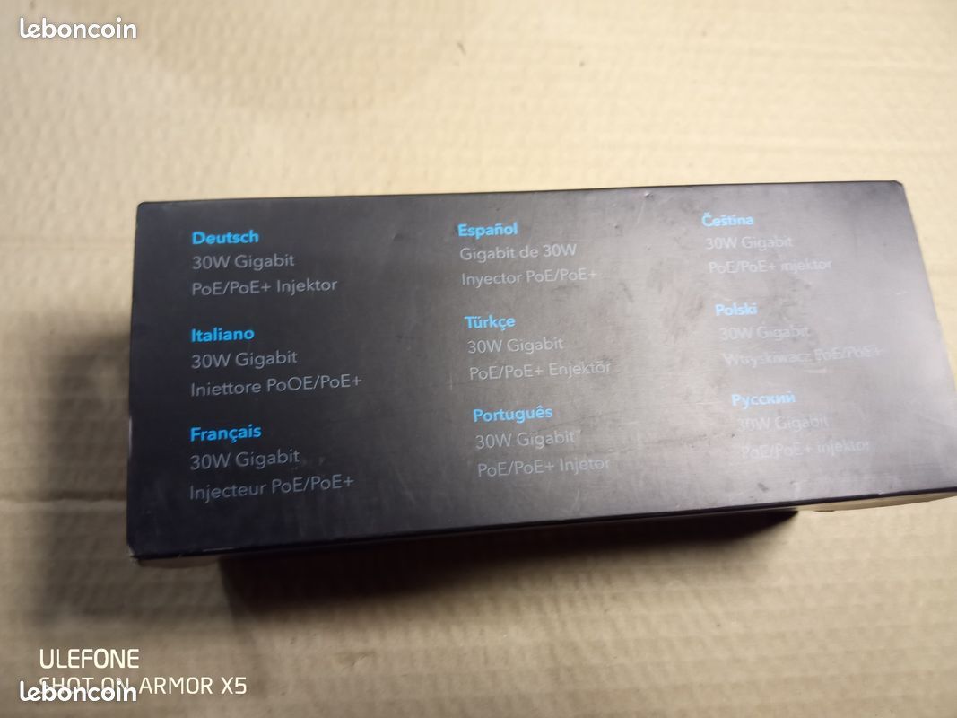 Injecteur PoE CUDY POE200 pour caméra et autres (image 4)