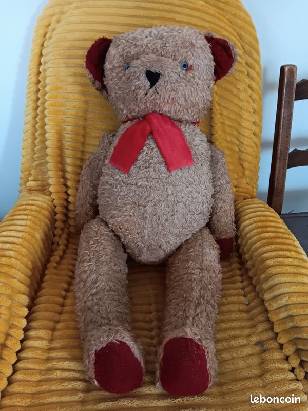Ours En Peluche Ancien - Collection - En L'état
