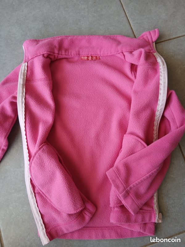 Veste Polaire Fille 32 Degrés - Taille 14/16 Ans - Rose Vif