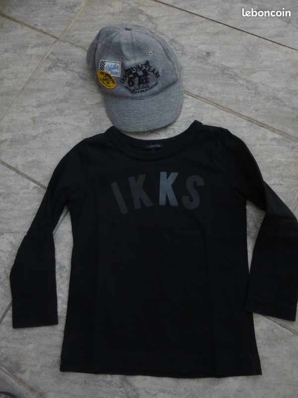 Casquette Ikks + T Shirt garçon T 4 ans (image 2)